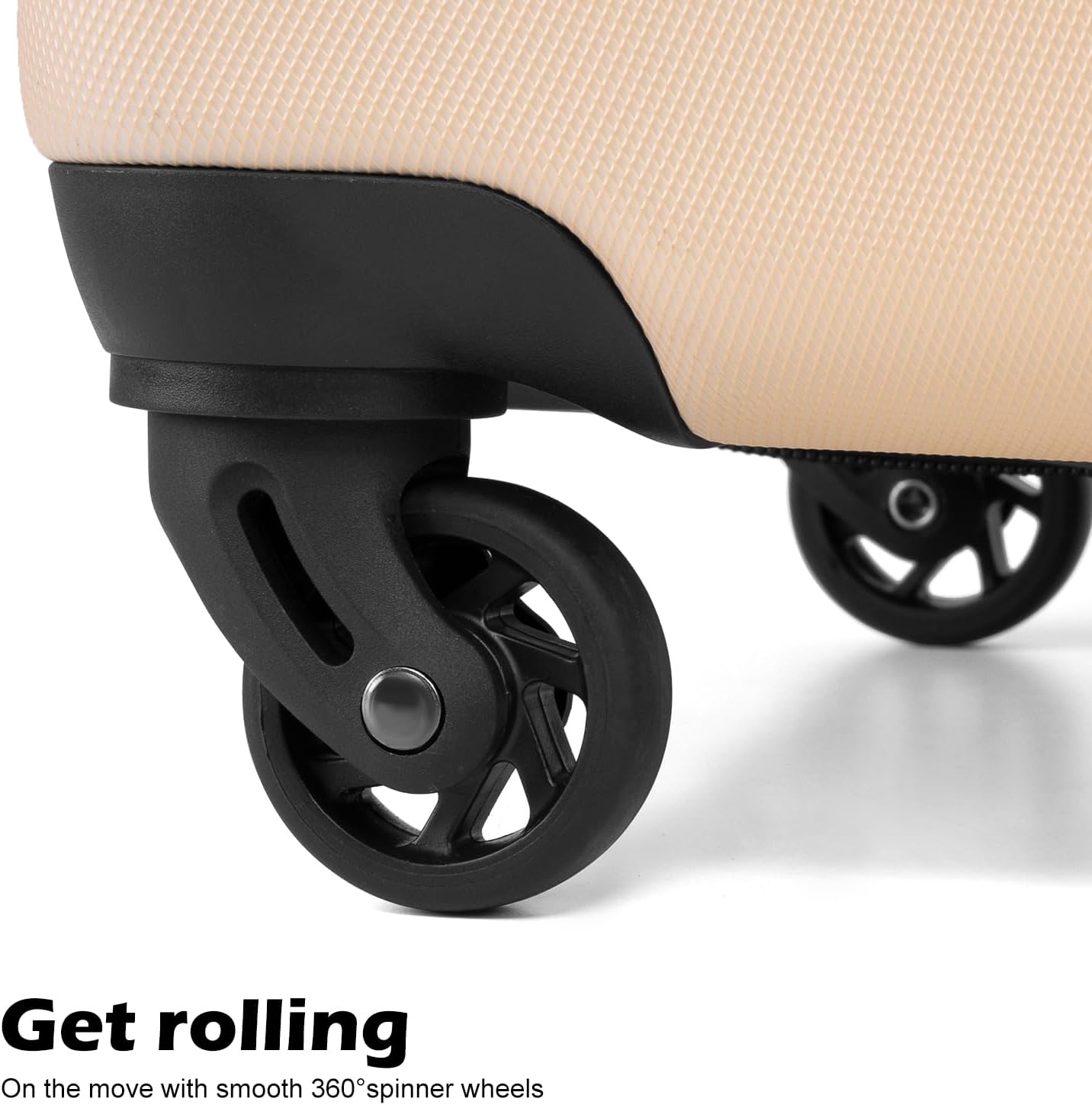 Open Coolife suitcase showing mesh divider and compression straps