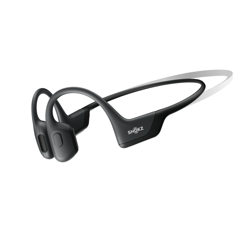 Shokz OpenRun Pro Mini in Black; offer covers Black and White